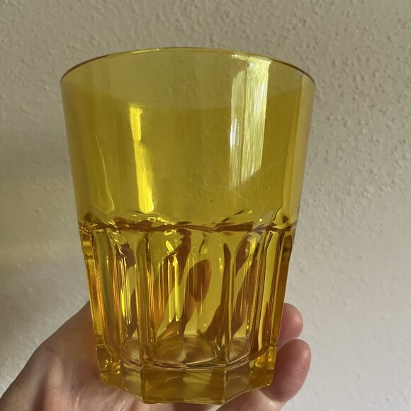 ARC FRANCE Amber Juice/Tumbler Glasses (2) - Picture 2 of 9